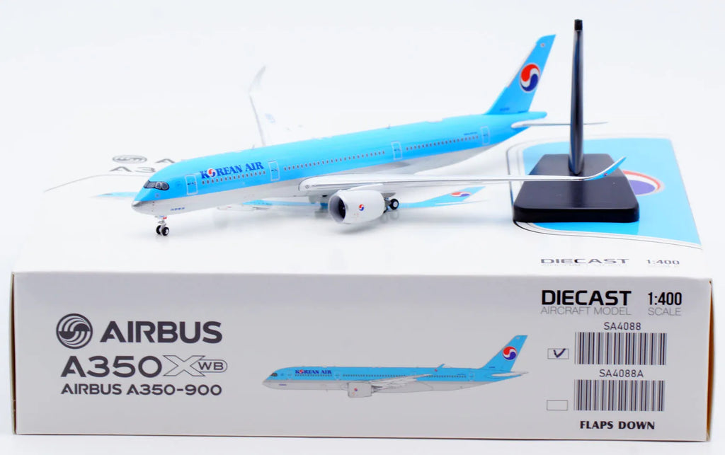 SA4088 Alloy Collectible Plane Gift JC Wings 1:400 Korean Air "SkyTeam" Airbus A350-900XWB Diecast Aircraft Jet Model HL8598