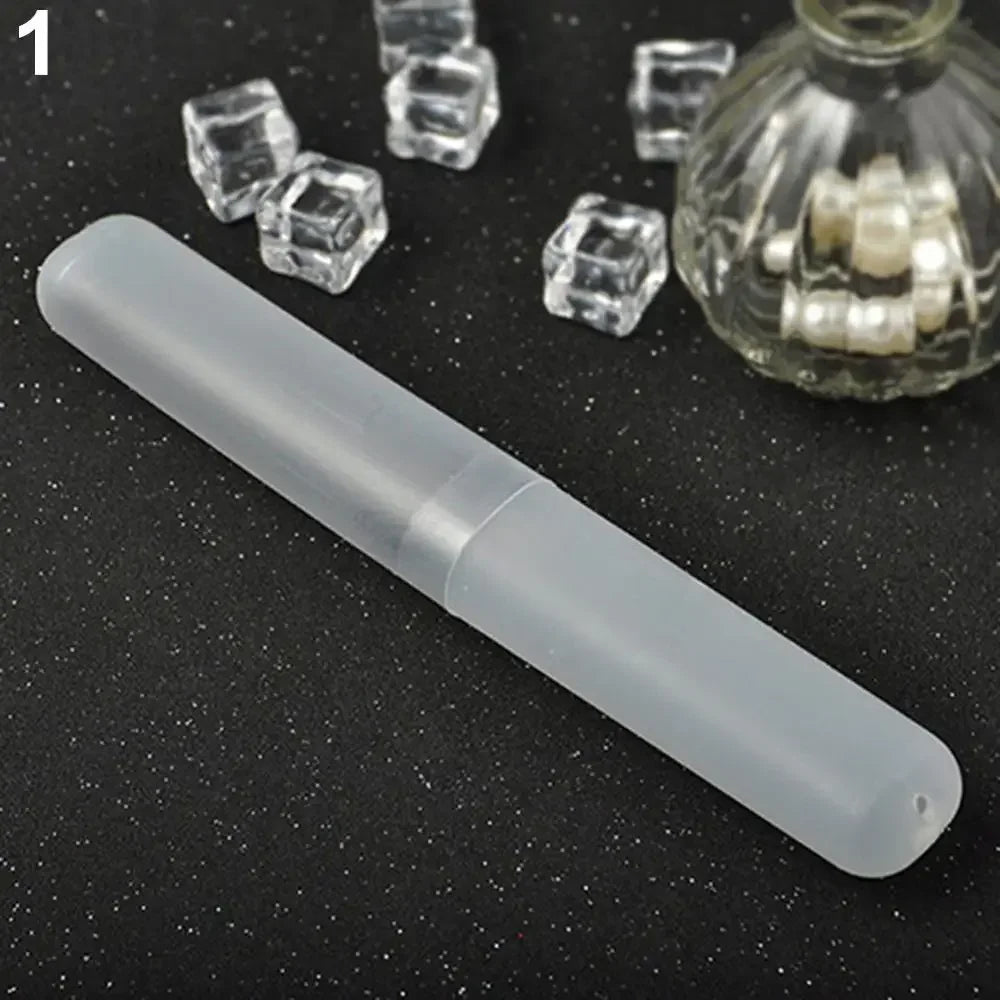 Travel Portable Toothbrush Box, Breathable Toothbrush Storage Box, Frosted Dustproof Toothbrush Protection Box, Toothbrush Cover