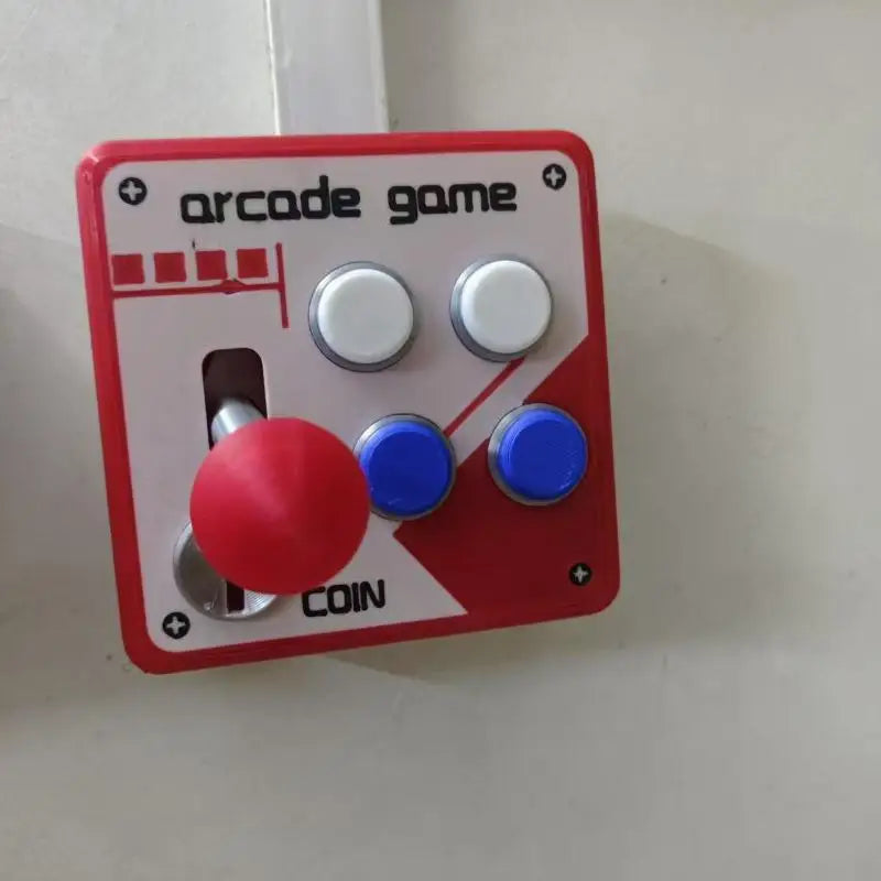 Retro Arcade Game Button Switch Plate, Creative DIY Wall Decor for Home Gaming Room Gamer Gifts