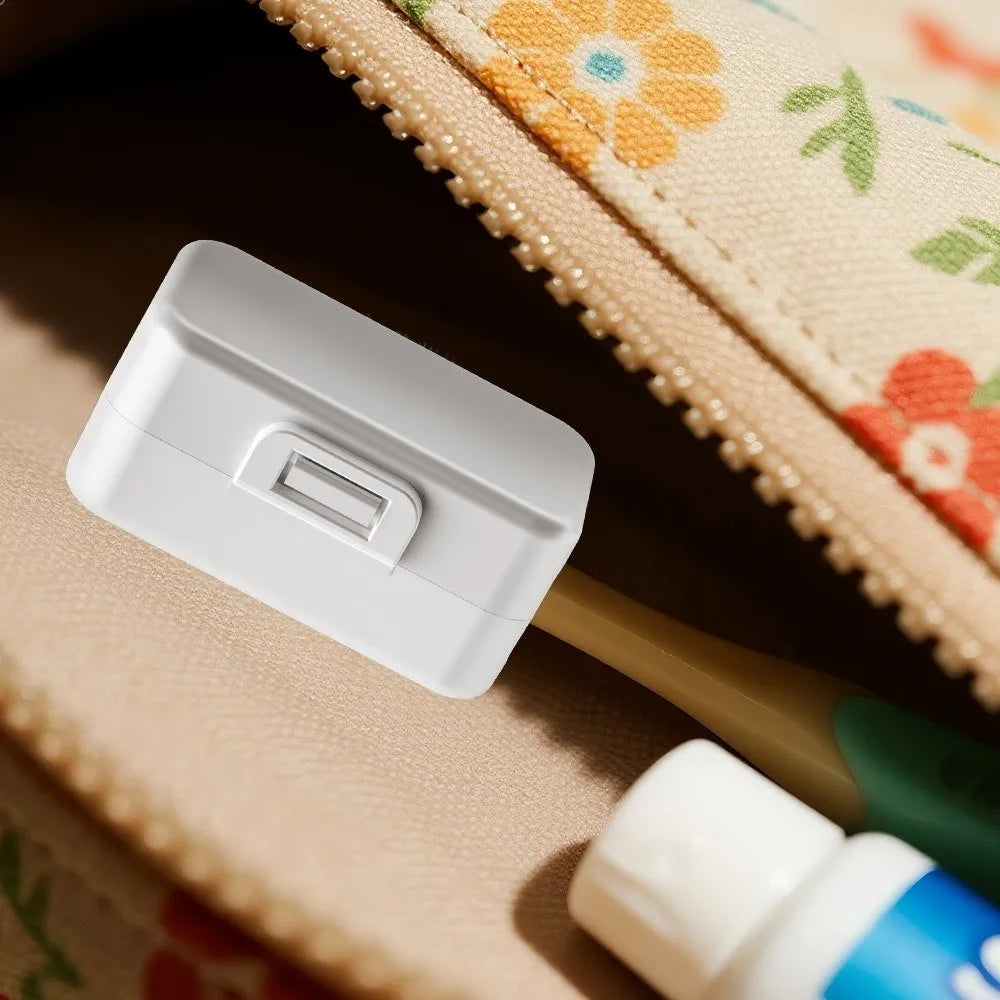 Plastic Toothbrush Head Protective Cover Rectangle Solid Color Toothbrush Case Dust Cap Toothbrush Dust Cap Cover for Travel