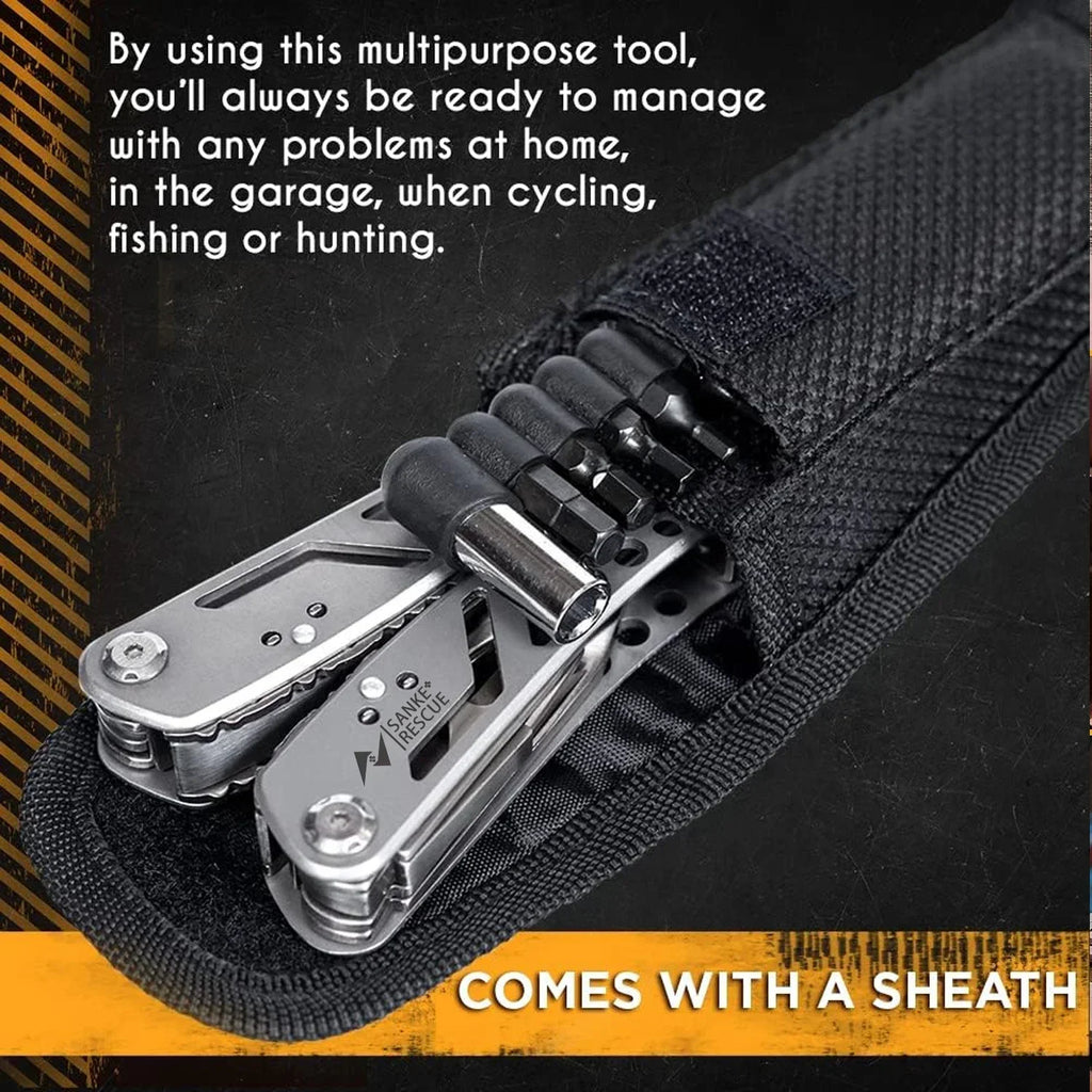 Multifunctional 24 in 1 Wire Cutters Universal Diagonal Pliers Anti Slip Durable Tool for Electrician Hardware Repair Jobs