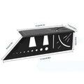 Triangle Ruler 7Inch Measurement Tool Aluminium Alloy Carpenter Tools Inch Metric Angle Ruler Speed Square Woodworking Tools