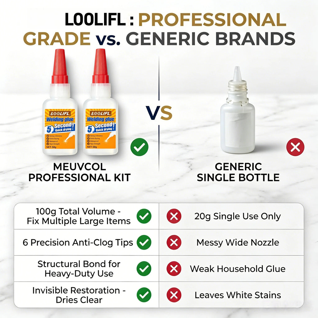 50g Dry Oily Welding Super Glue Waterproof Instant Adhesive With Nozzles For Metal Ceramic Shoe Wood Glass DIY Daily Repair