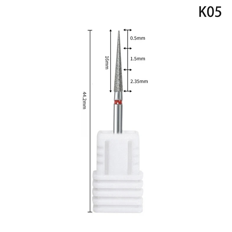 Hot Sale New Nail Drill Bit Mill Cutter All For Manicure Machine Bit Tools Accessories Cuticle Clean For Removing Nail Gel