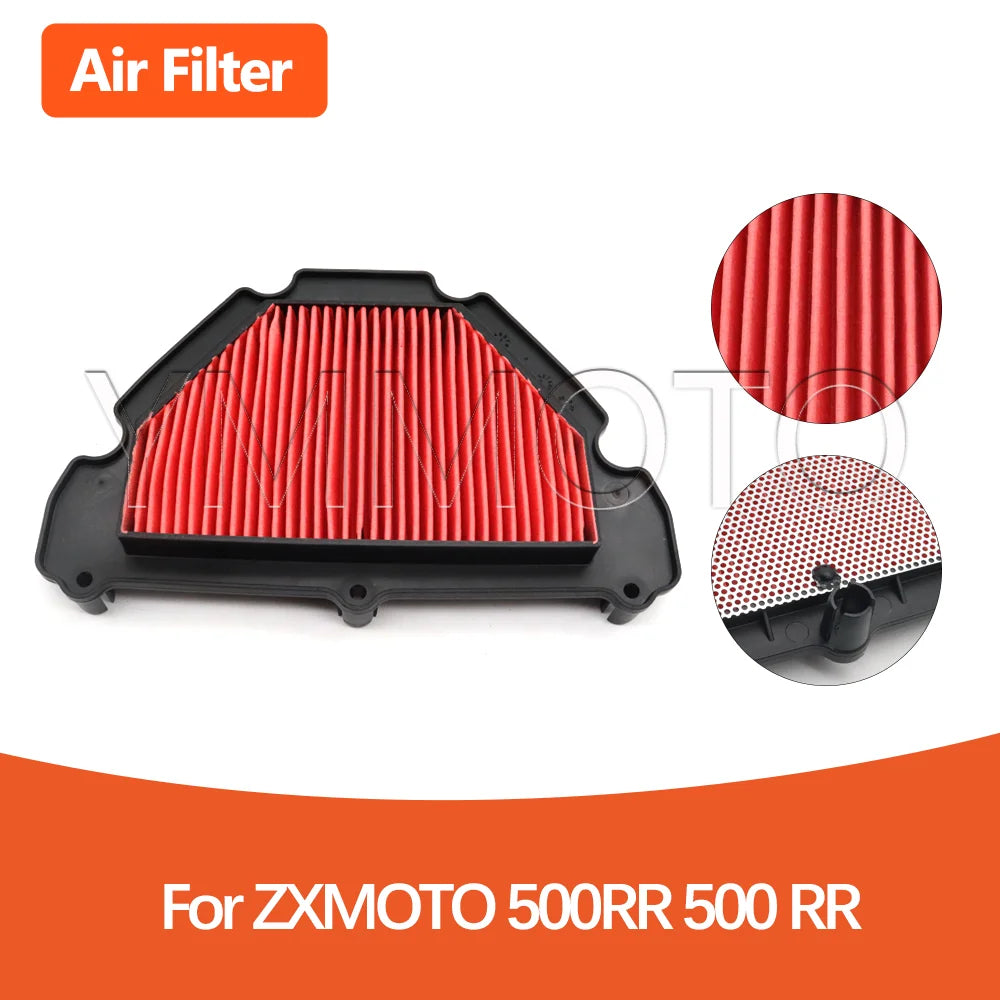 For ZXMOTO 500RR 500 RR Motocycle Engine Air Filter Cleaner Drive Element Intake Cleaner Replacement Part