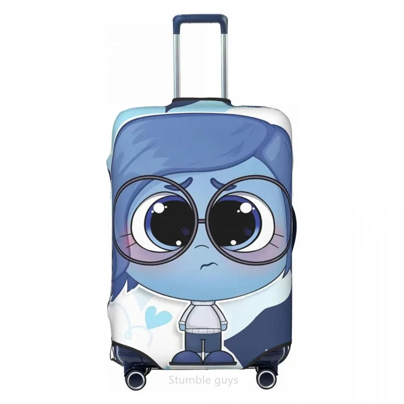 Universal Elastic Suitcase Cover Isides Print For 18-32 Inch Luggage Dustproof Anti-Scratch Washable Travel Essential Accessory