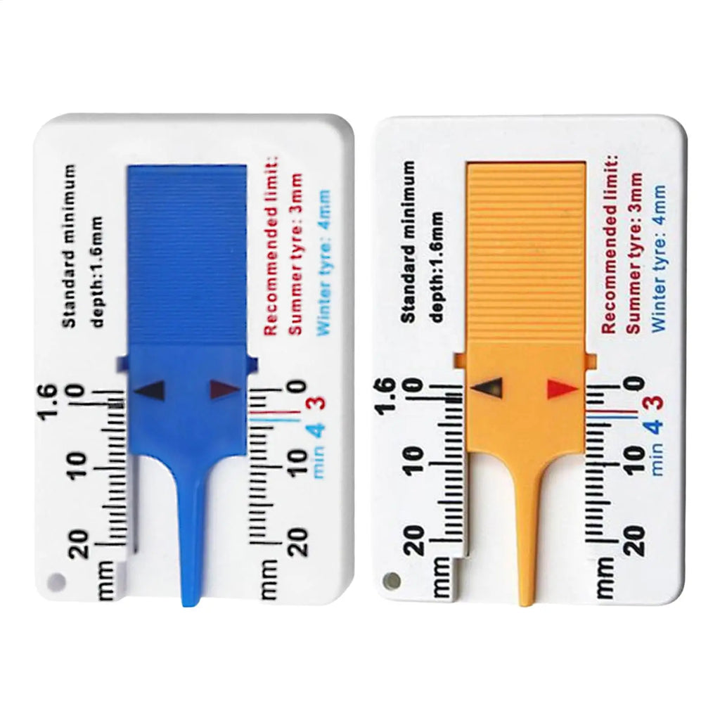 Car Wheel Tire Depth Gauge Tire Tread Depth Measuring Tool 0-20 Mm Tyre Tread Checker Portable Tire Depth Accurate Measurement