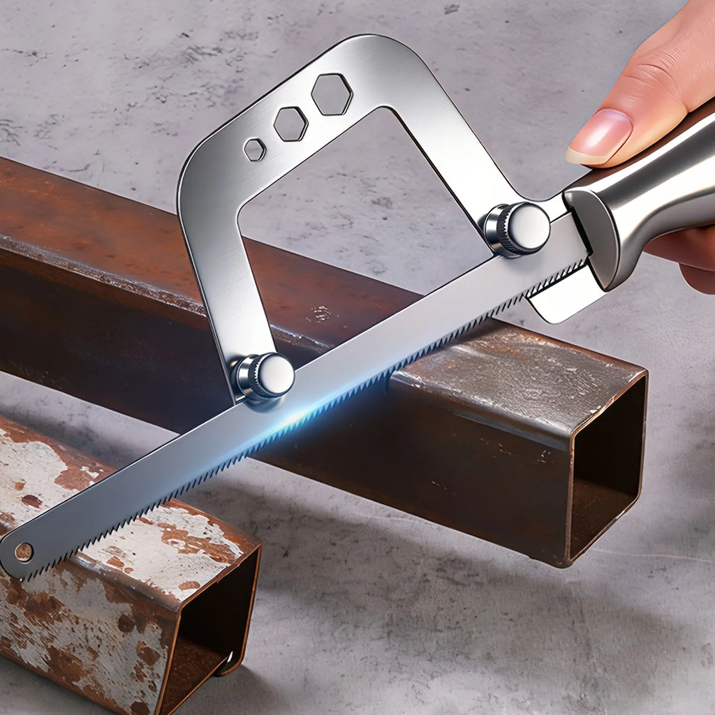 Mini Hacksaw Handmade Small Hacksaw Household DIY Handheld Saw for Wood / Plastic / Metal Cutting