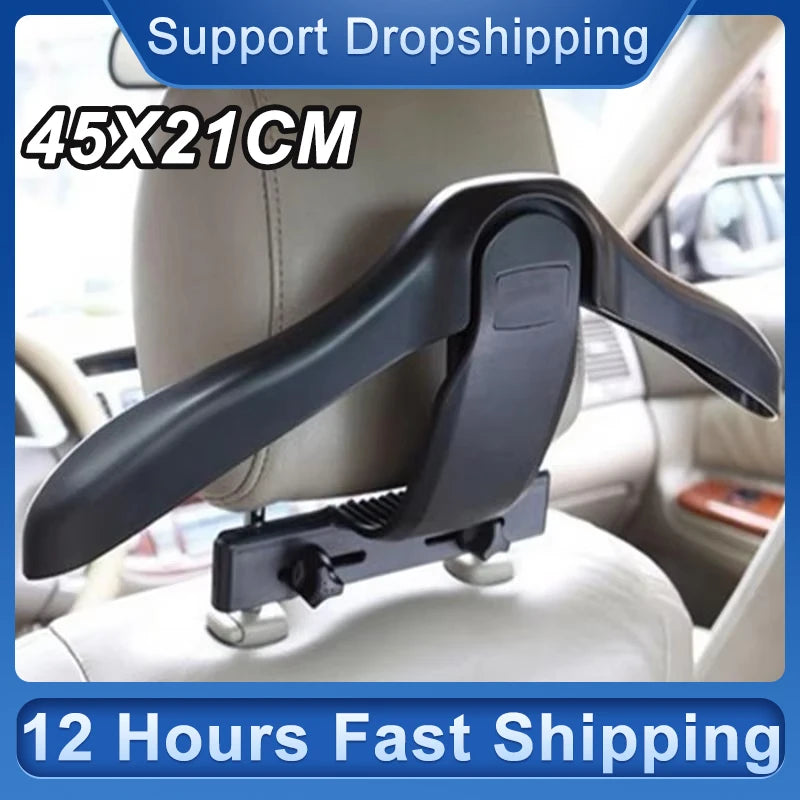 Universal Shrankable Car Coat Hanger Cloth Hook Interior Accessories Parts Auto Clothes Hanger Jackets Suits Holder Rack 21x45cm