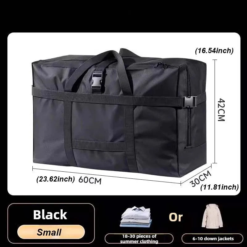 Large Capacity Foldable Hand Luggage Storage Bag Waterproof Moving Packing Bag Folding Oxford Cloth duffel bag traveling Bags