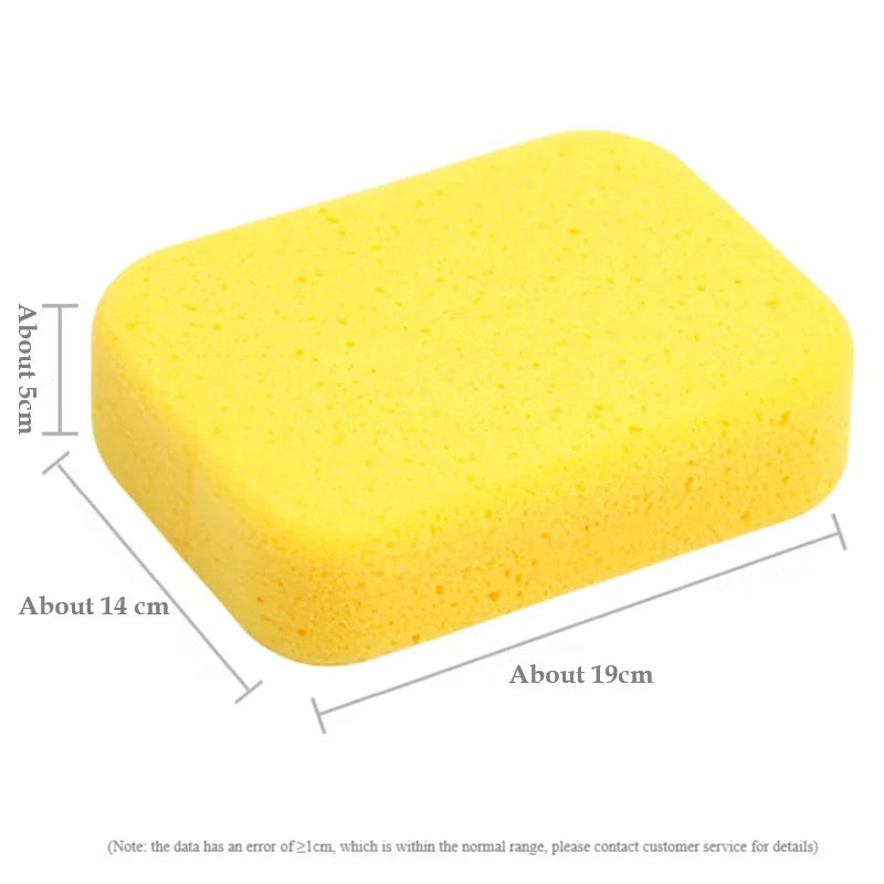 Large honeycomb structure car washing sponge high density foam suit for scratch free auto body cleaning task