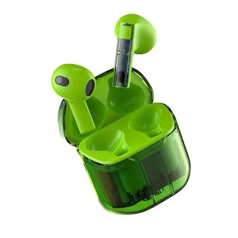 YX06 TWS True Wireless Bluetooth Earphones Transparent HiFi Stereo  ENC Noise Canceling Earbuds With Mic For Xiaomi Huawei Apple
