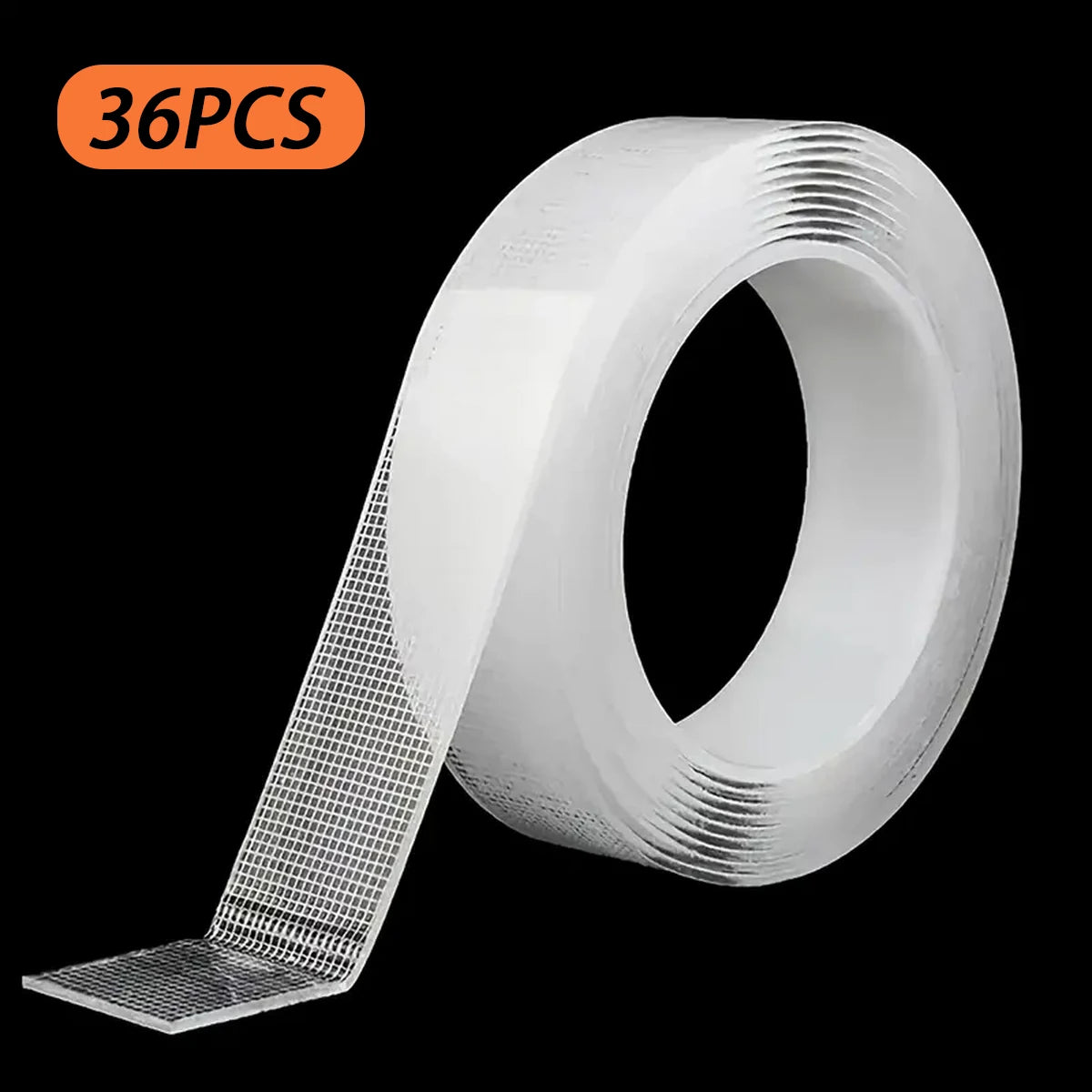 Ultra-strong Double-sided Adhesive Nano Tape, Clear Removable Waterproof Extra Strong Sticky Strip, Heavy-duty Two Side Tape