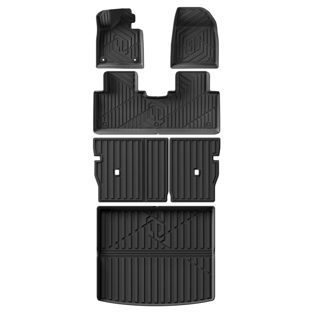 LUCKEASY for Leapmotor C10 2024-2026 Car Floor Mats Protective Pad Car Interior Accessories Waterproof Cargo Liner Trunk Mat