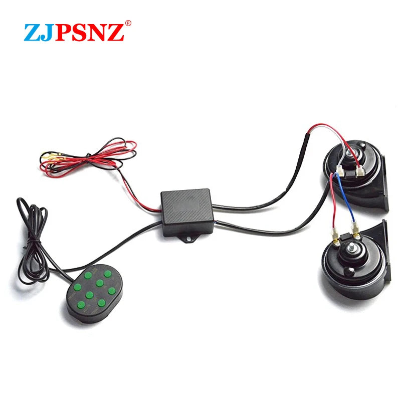 8 Tone Musical Control Box For Vehicles Motorcycles Car With 8Sound Control Box Button Universal 12V Ultra-high Volume Control