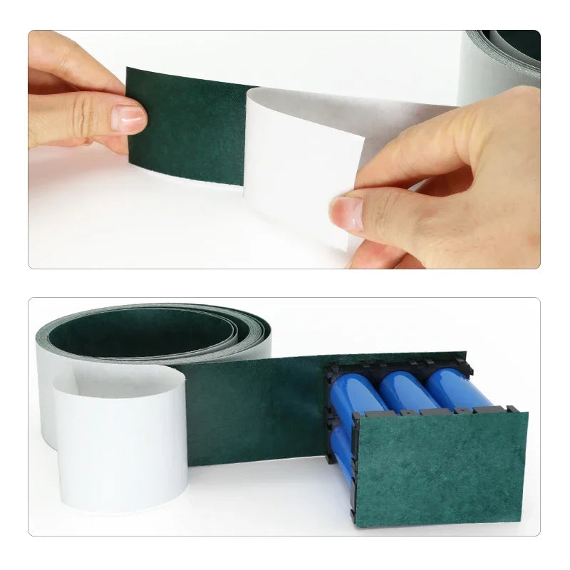 Width 25 ~ 500mm Insulation Gasket Barley Paper With Adhesive Glue 18650 21700 Li-ion Battery Pack Cell Electrode Insulated Pads