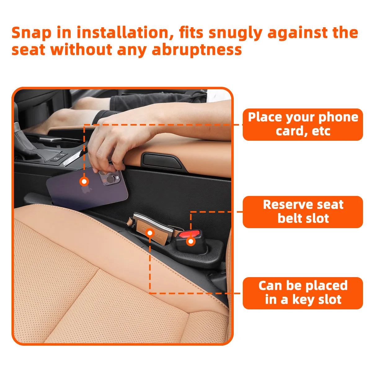 YONGRUN 1/2/3pair Of General Motors Seat Gap Plug Car Seat Gap Filling Materials Leak Proof Strips Automotive Interior Accessori