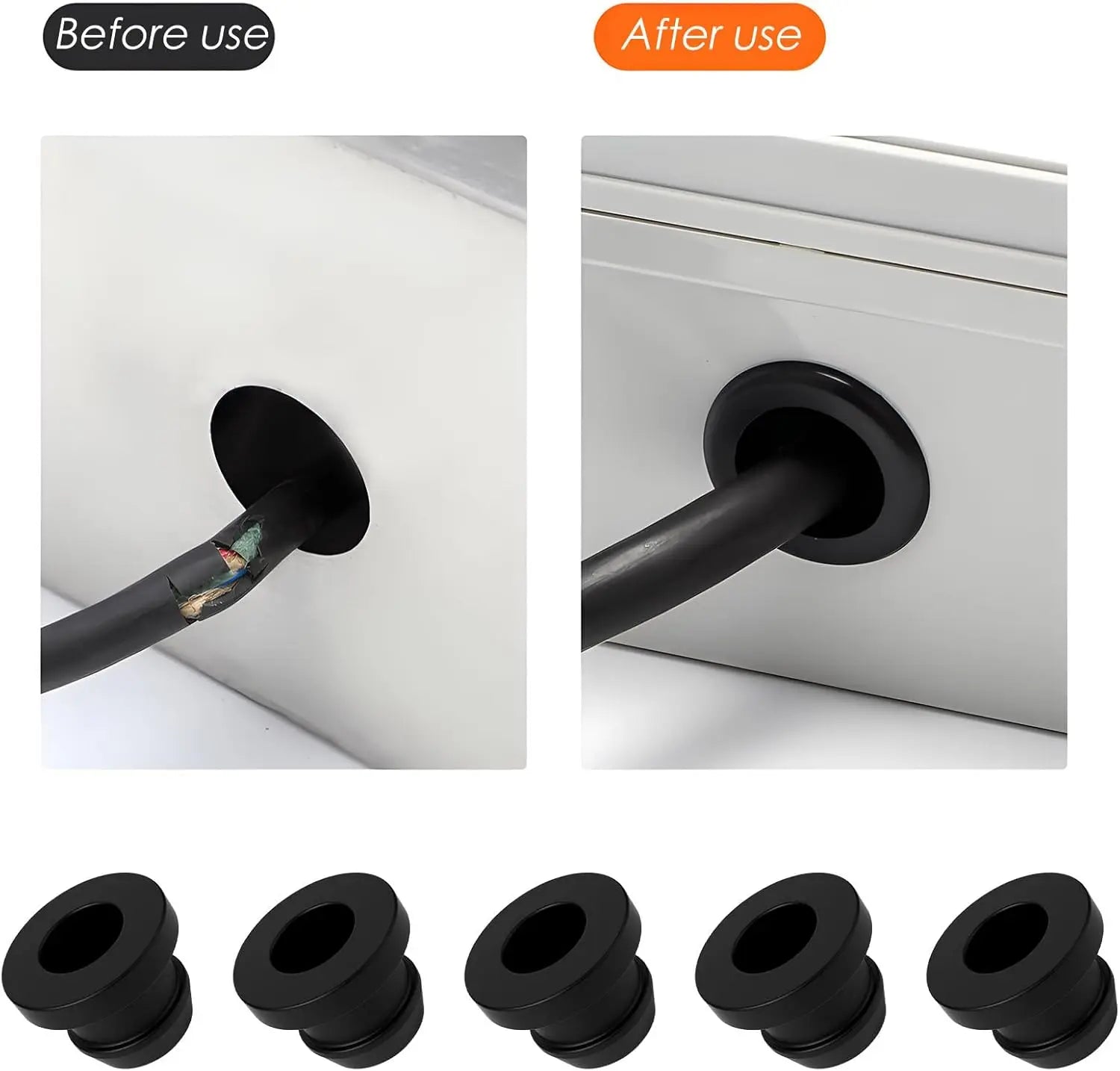 8/16PCS Stoves Rubber Plug Grommet Sleeve Pan Hob For Smev Dometic Motorhome Camper 44990000122 Van Camper Accessories Car Tools