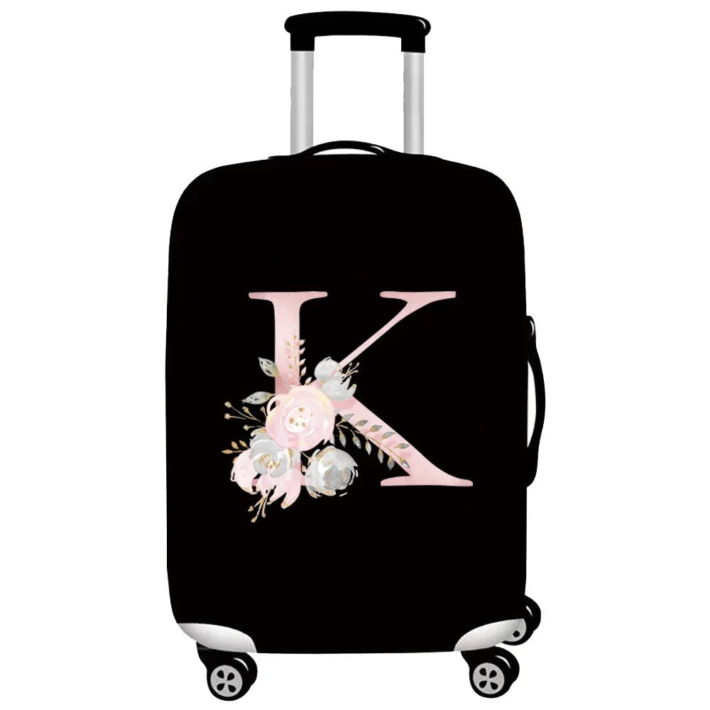 Thick Elastic Luggage Protective Cover Suit for 18-32 Inch Suitcase Covers Trolley Cover Travel Accessorie Pink Flower Series