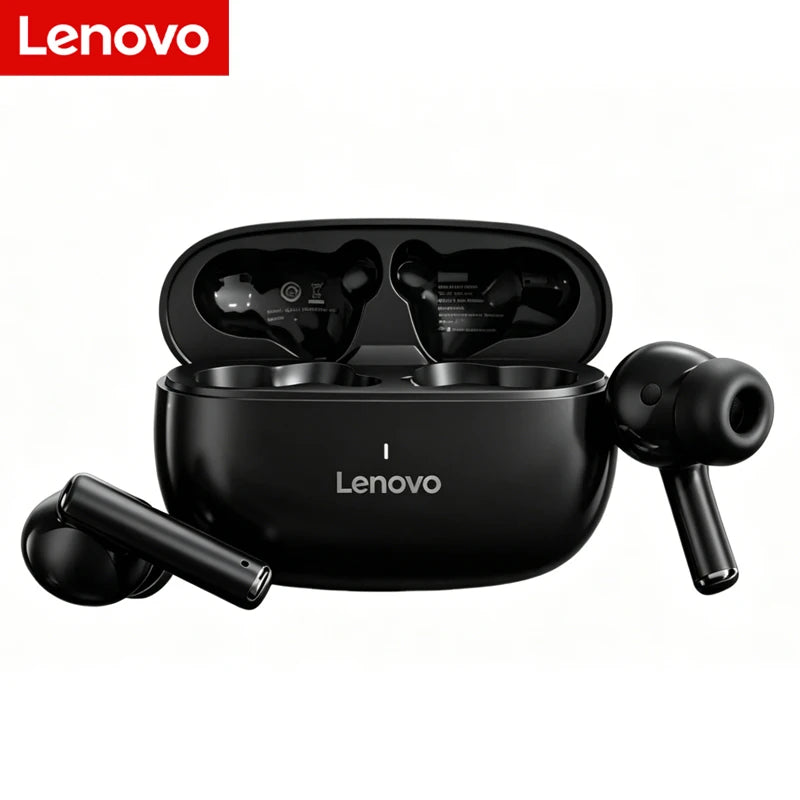 Lenovo TA210 Wireless Bluetooth 5.4 Headset Long Battery Life Sports Ear Clip Earphones HIFI Stereo Noise Cancelling Headphones