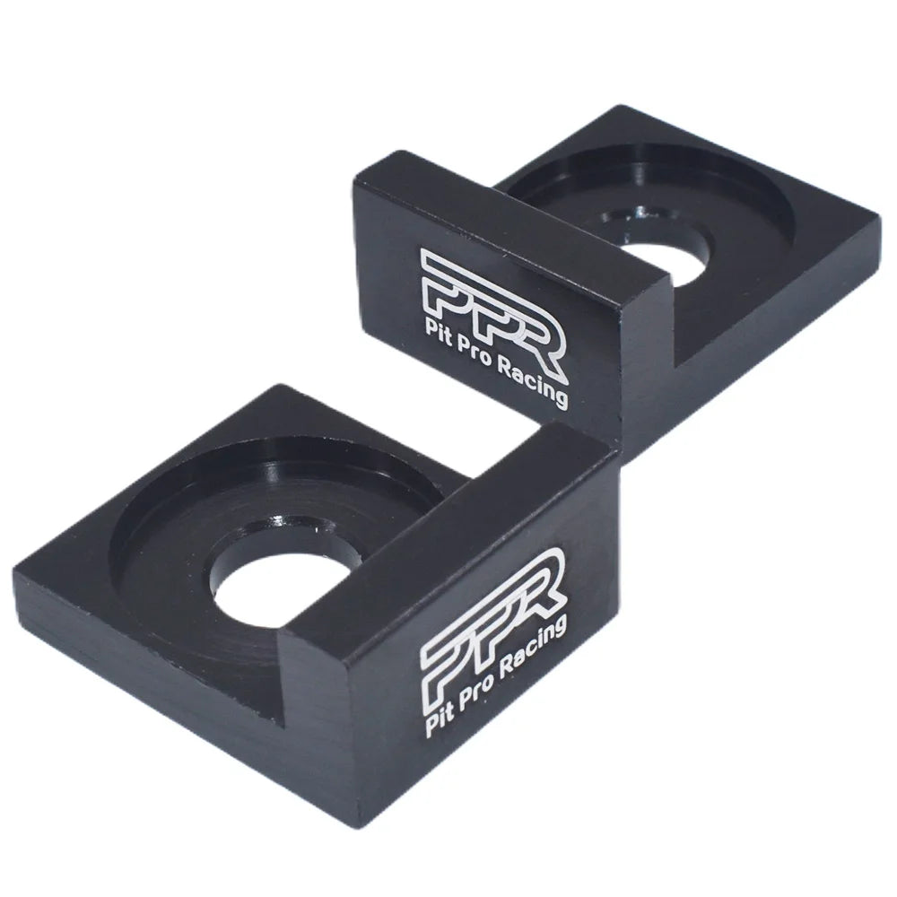 12mm/15mm Aluminum CNC Chain Block Axle Tensioner Adjuster for 110 125cc PIT Quad Trail Dirt Bike ATV Dirt Pit Bike Motocross