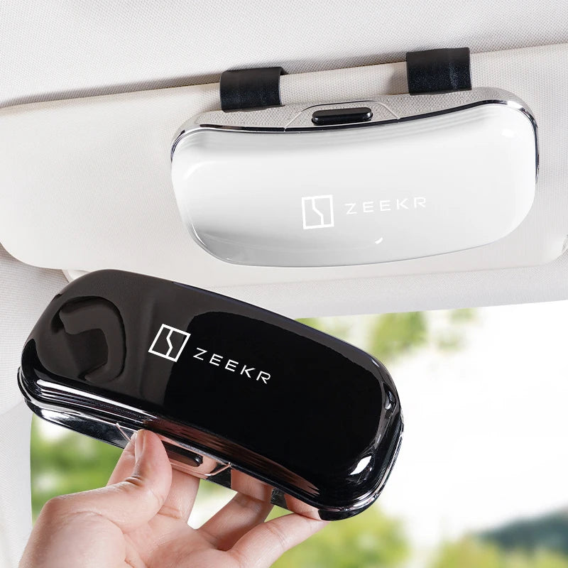 Car Sun Visor Sunglasses Box Glasses Eyeglasses Storage Case Interior Accessories For Zeekr 001 FR MIX 009 007 GT Zeekr X 7X 9X