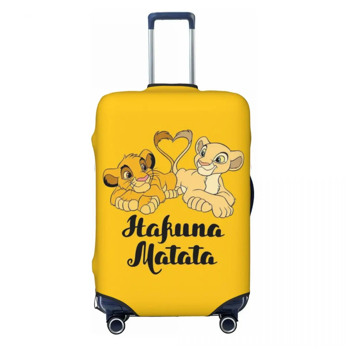 Custom The Lion Cartoon K-Kings Simba Luggage Cover Fashion Suitcase Protector Covers Suit For 18-32 inch