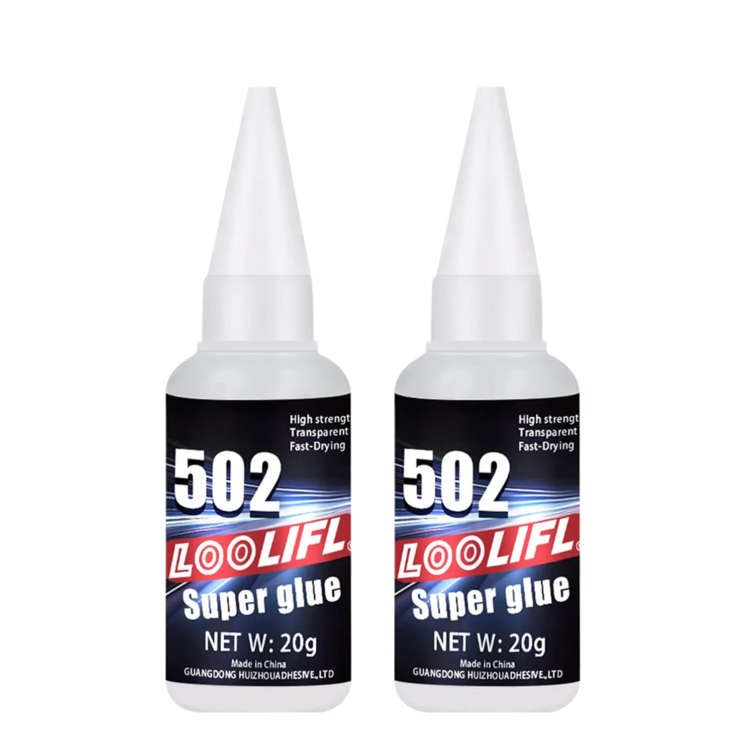 502 Super Glue 20g Fast-Drying Adhesive, Waterproof Instant Glue for Plastic, Wood, Metal, Rubber,DIY Repair with Precision Tips