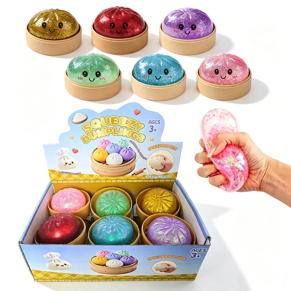 Sparkling Water Droplet Simulation Dumpling Squeezing Toy, A Relaxing And Stress Relieving Toy For Children And Adults Squishy