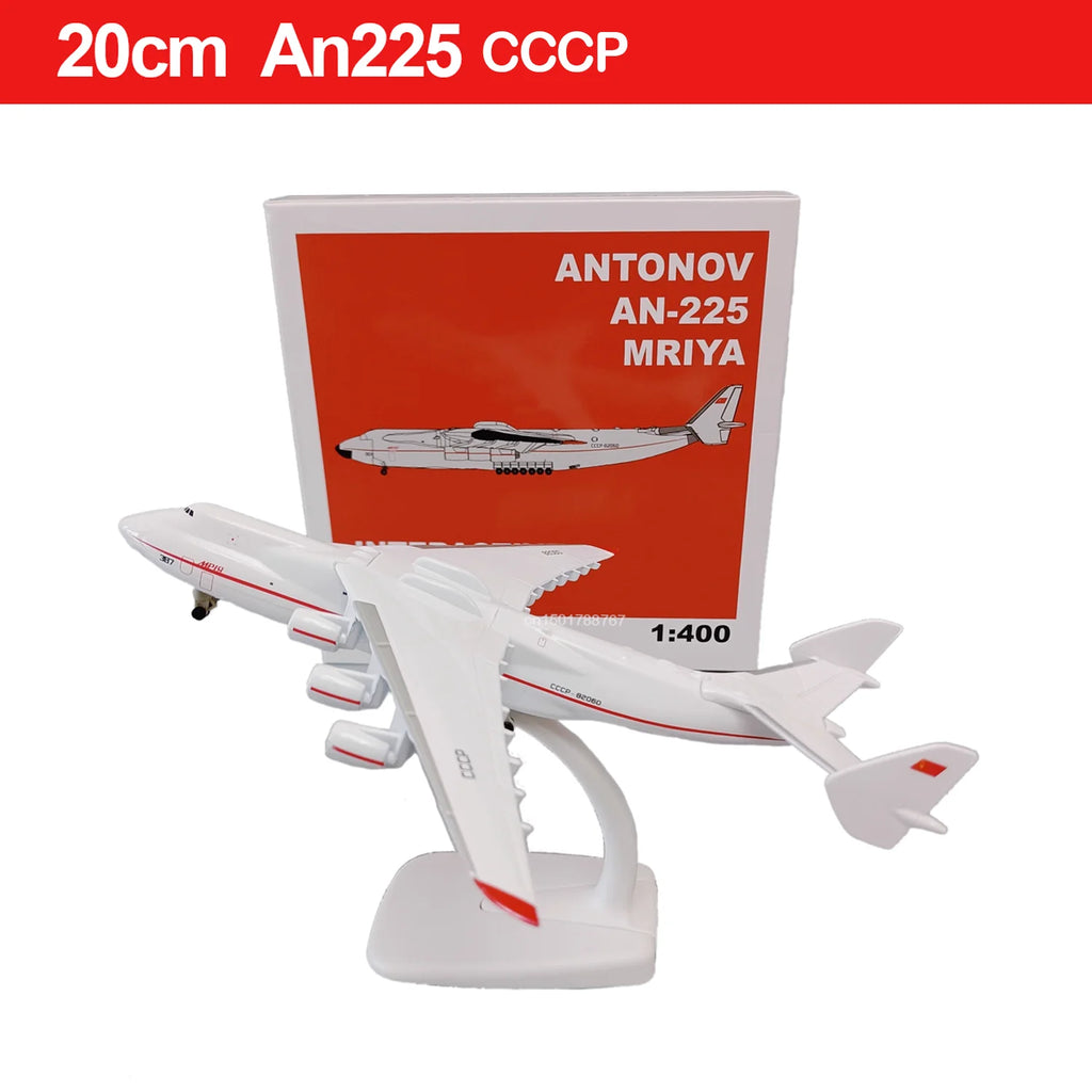 20cm Diecast Antonov An-225 "Mriya" A380 A330 Beluga B747 737 Airplane Model 1/400 Scale For Gift Collection