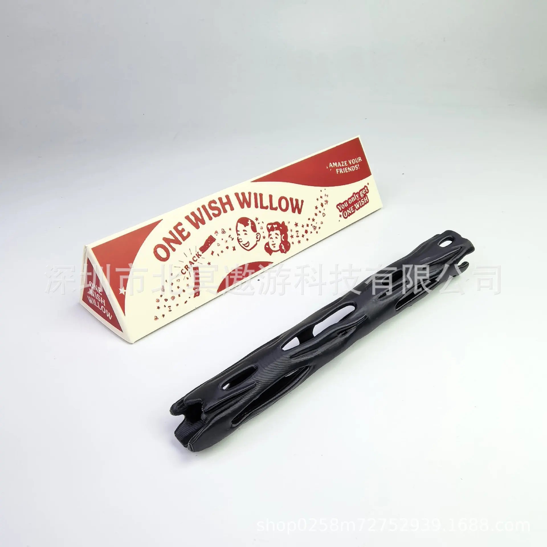 One Wish Willow Stick, 3D Printed Replica Wish-Making Snap Stick with Triangle Box, Breakable Magic Snap Sticks
