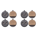 2-10PCS Brake Pads Kit Resin Electric Brake Pads Durable Electric Vehicle Brake Pads Small for Kugoo M4