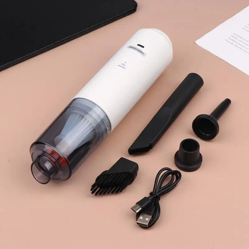 Wireless Dual Purpose Suction And Blowing Vacuum Cleaner Dual Use For Home And Car High Power Powerful Vacuum Cleaner Black
