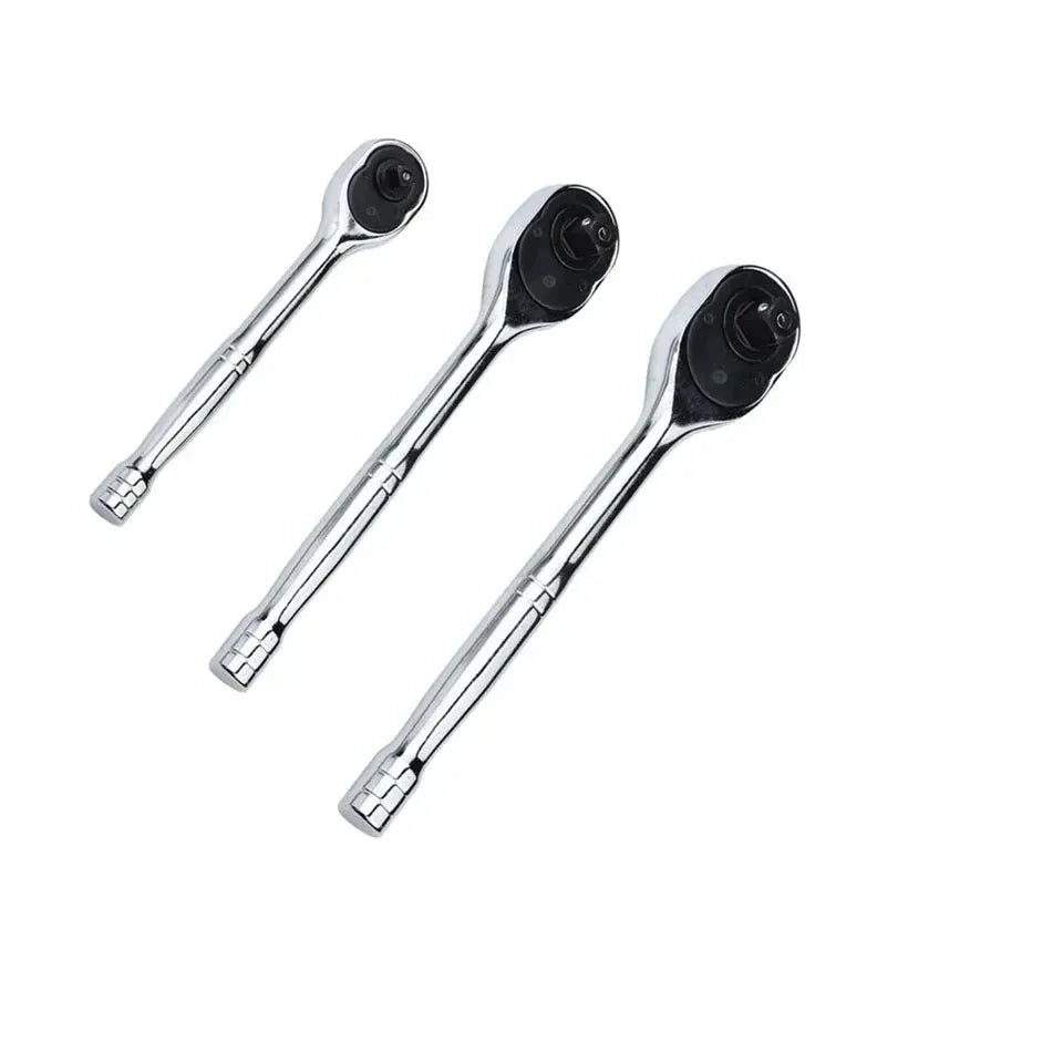 24 Teeth Quick Release Ratchet Handle Narrow Place Using More Than Normal Ratchet 1/4“ 3/8” or 1/2“ Drive