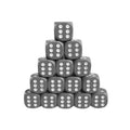 10PCS/Lot Dice Gray Dice Game Accessory 16mm