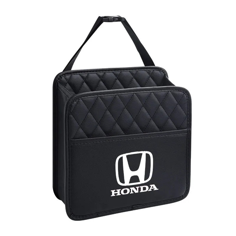 Multifunctional car seat storage bag Leather Waterproof Bag For Honda Civic Accord Fit Jazz Pilot Odyssey City HR-V Passport