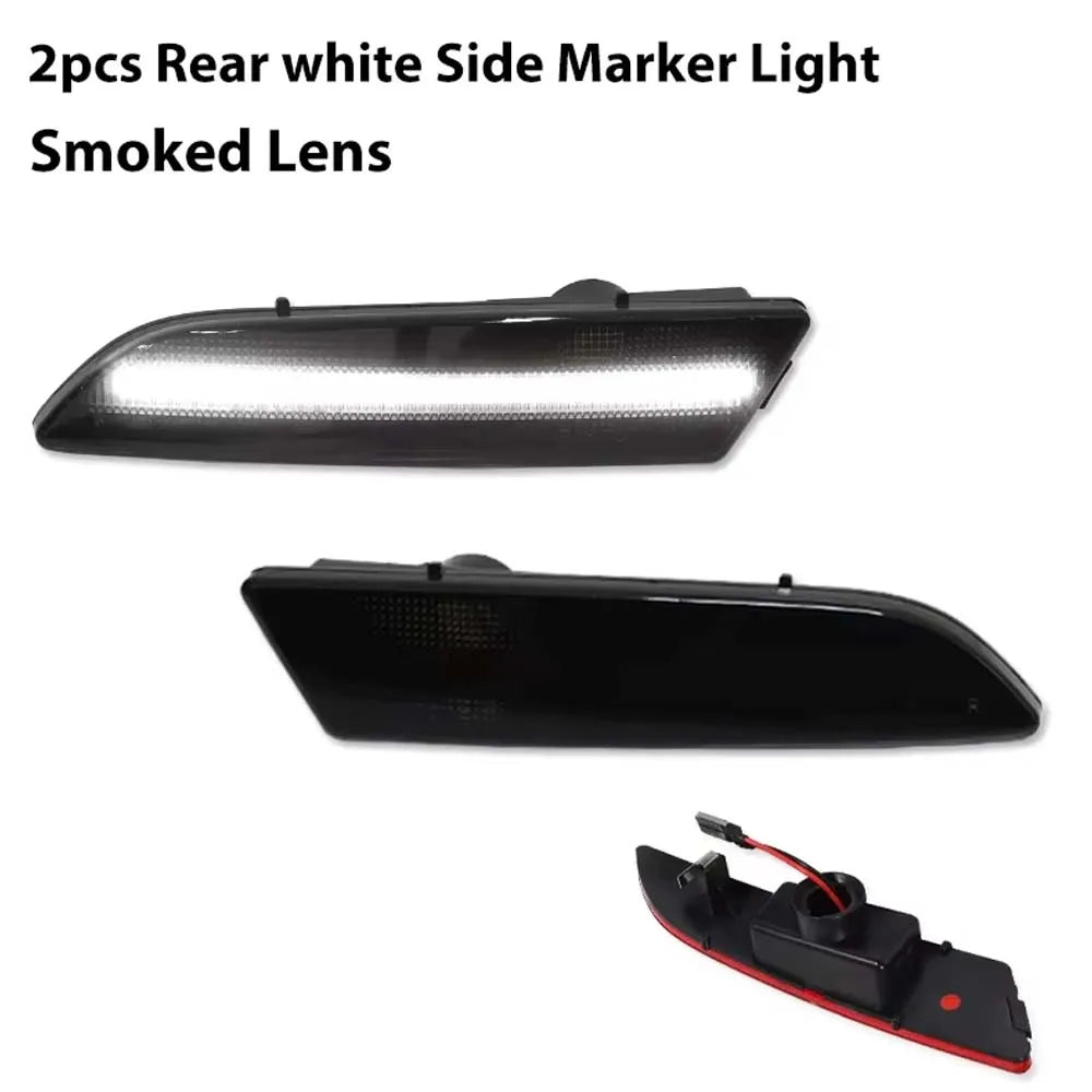 Amber / White / Red LED Car Fender Flare Light Front / Rear Bumper Side Marker Indicator Lights For Chrysler Crossfire 2004-2008