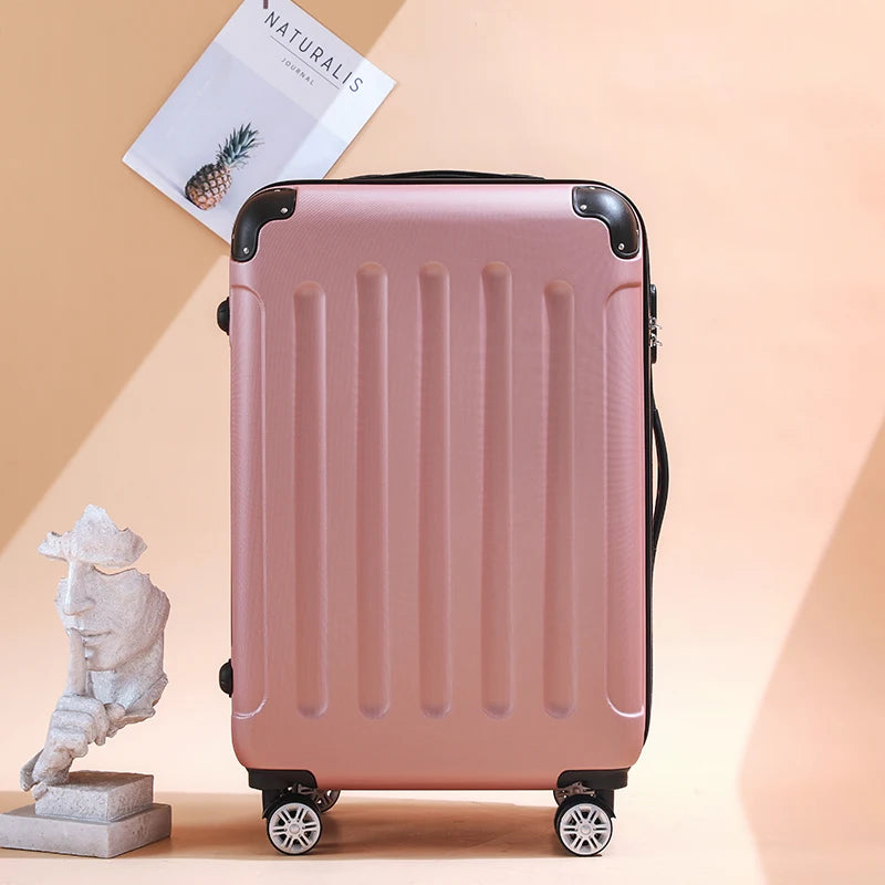 Dropshopping 20 inch Pc Luggage Abs Luggage Bag Travel Trolley Case 20 Inch Unisex Luxury Wheeled Suitcase