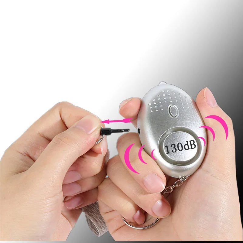 Self Defense Alarm Anti-wolf Girl Child Women Security Protect Alert Personal Safety Scream Loud Emergency Alarm Keychain