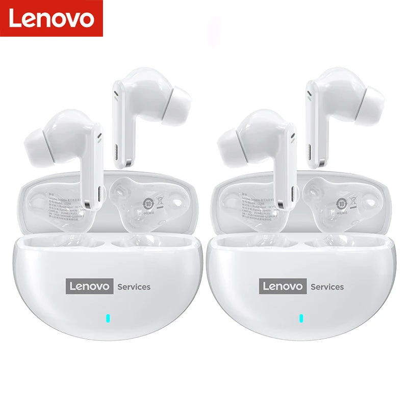 Lenovo New LE253 Earphones TWS Wireless Bluetooth 6.0 Headphones HiFi Sound ANC Noise Reduction Game Sports Headset With Mic