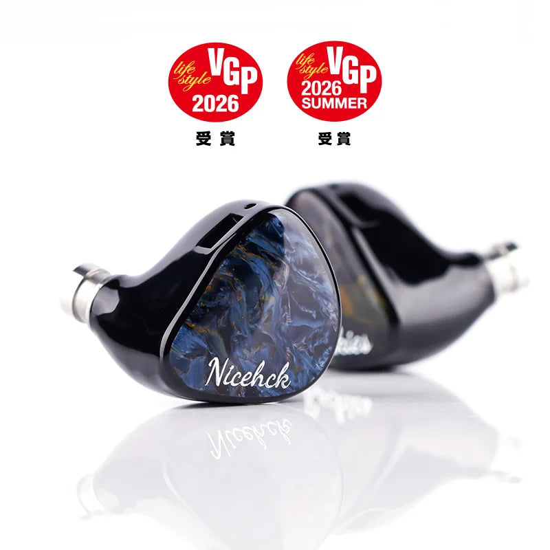 NICEHCK Rockies In Ear Monitor 1DD+2 Knowles BA+2 Sonion EST Hybrid Drivers 2-in-1 Plug Resin Shell 2Pin HiFi Earpho