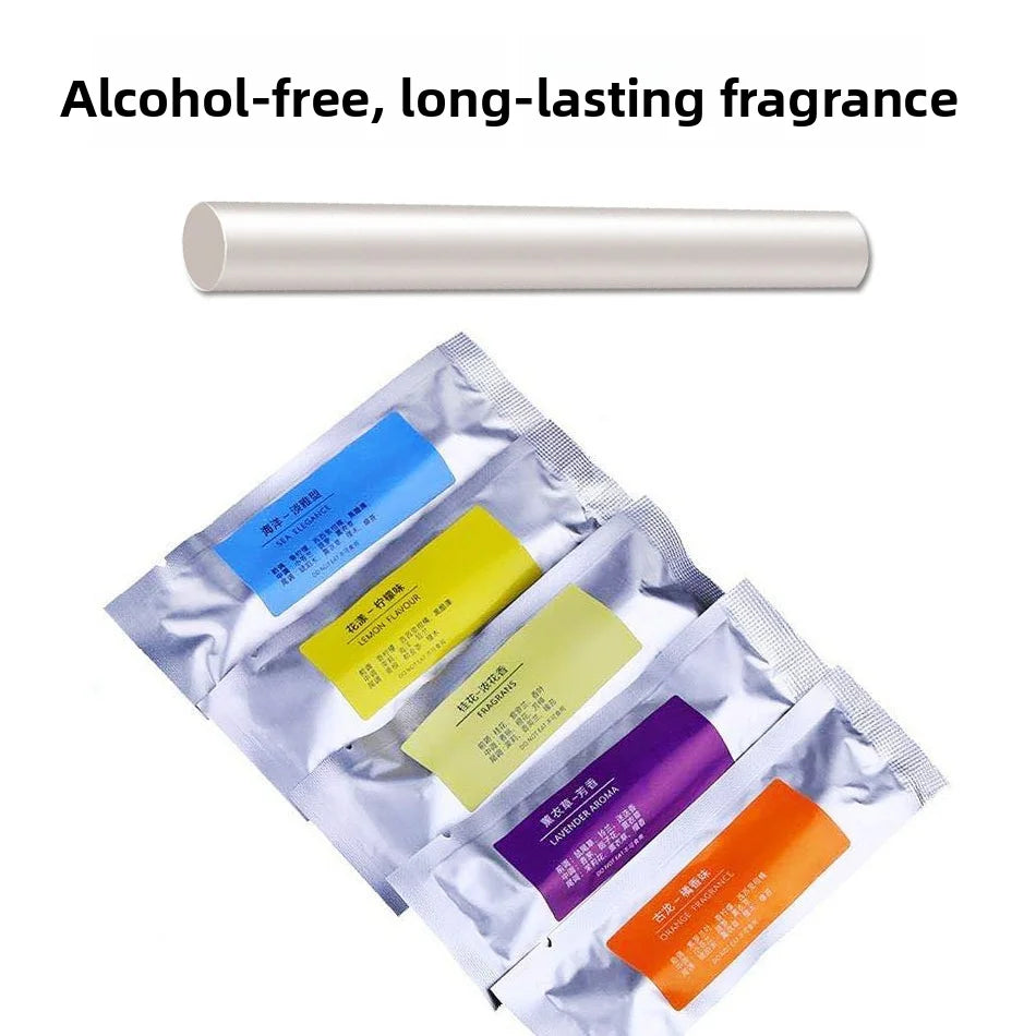 Car Aromatherapy Stick Refill Bar PE Fragrance Replacement Core Car Air Fresheners Refills Cologne Perfume Accessories Lemon