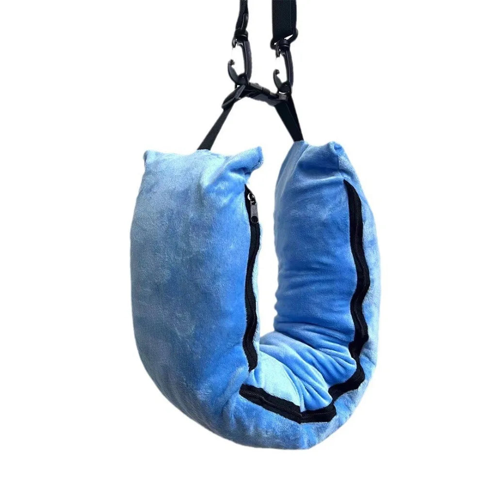 Multifunctional Fillable Travel Neck Pillow Comfortable U-Shaped Pillow Luggage Pillowcase Waterproof Portable Stuffable Neck
