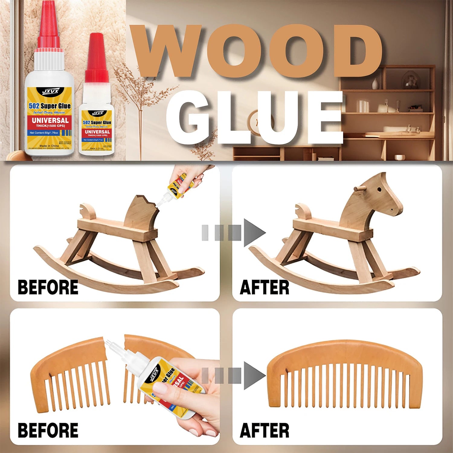 1-10pcs 502 super strong glue Instant Quick-drying Cyanoacrylate Adhesive Leather Rubber Wood Metal Strong Bond Liquid Glue Tool With precision dispenser 20g/50g.