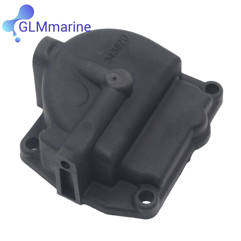 4 Set Carburetor Float Chamber Carbon Bowls with Gesket 0433000 for Evinrude Johnson 90 To 175 HP 60 Degree V4 V6 Motors 0335070