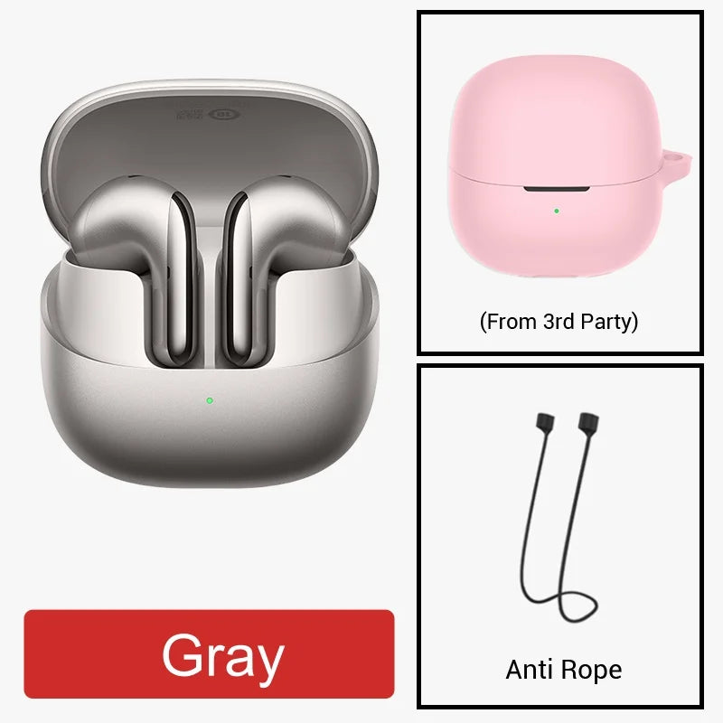 Global Version Xiaomi Buds 5 TWS Earphone Bluetooth 5.4 AI Active Noise Cancelling HiFi Earbuds Recording Voice Lossless Audio
