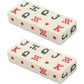 20Pcs/set 16mm Square Corner Teeth Yellow Acrylic Poker Dice JQK Dice Table Game Dice Spanish Dice