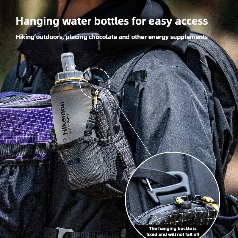 Outdoor Sports Waist Bag Mobile Phone Bag Tactical Hanging Pack for Backpack Expansion Shoulder Bags Lightweight Hiking Gear