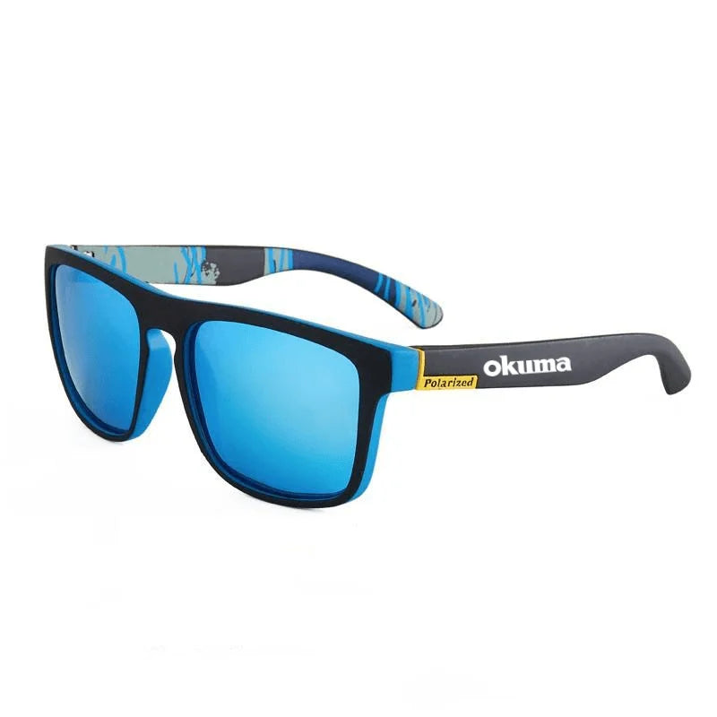 New 6 color okuma fishing glasses men women polarized cycling glasses outdoor driving and hiking anti glare UV400 sunglasses