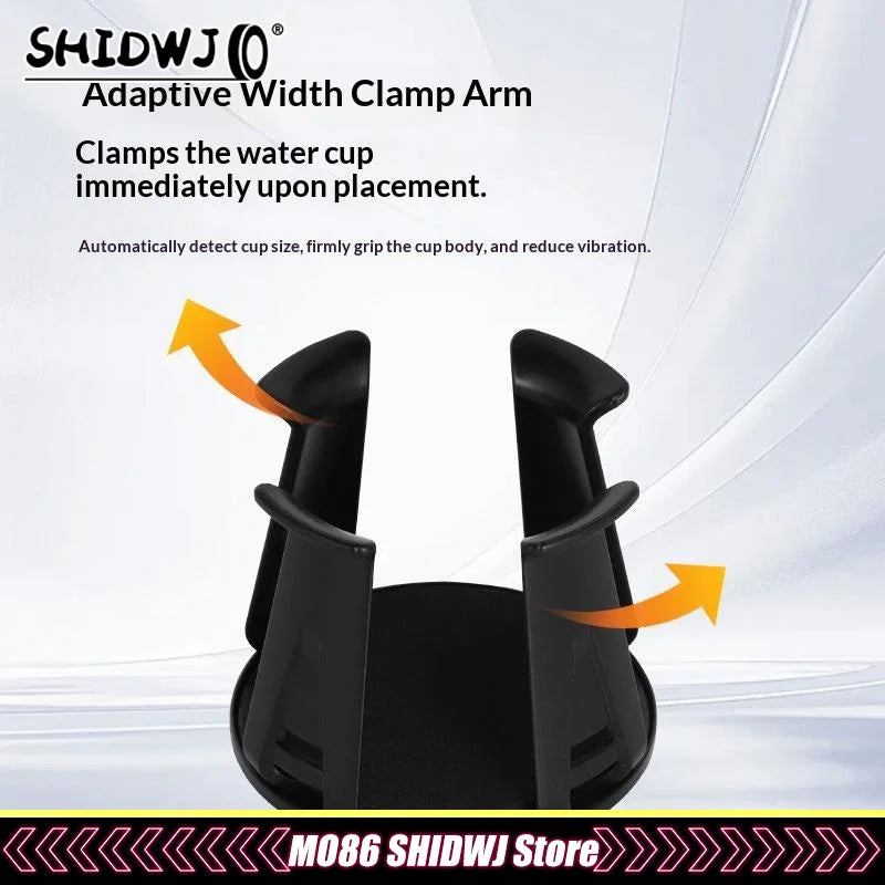 1/2Pcs Car Beverage Holder Adhesive Cup Storage Rack Car Cup Bottle Holder Multifunction Drink Rack Auto Accessories Black